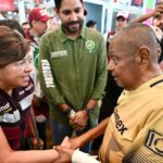 Rosa María recibe la Brigada Verde en mercados de Veracruz, la acompaña Javier Herrera
